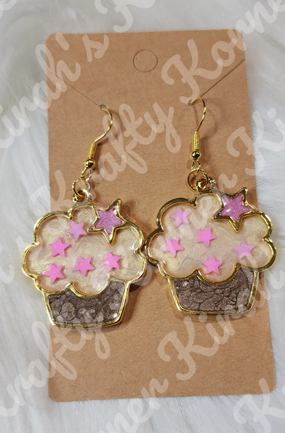 Cupcake earrings