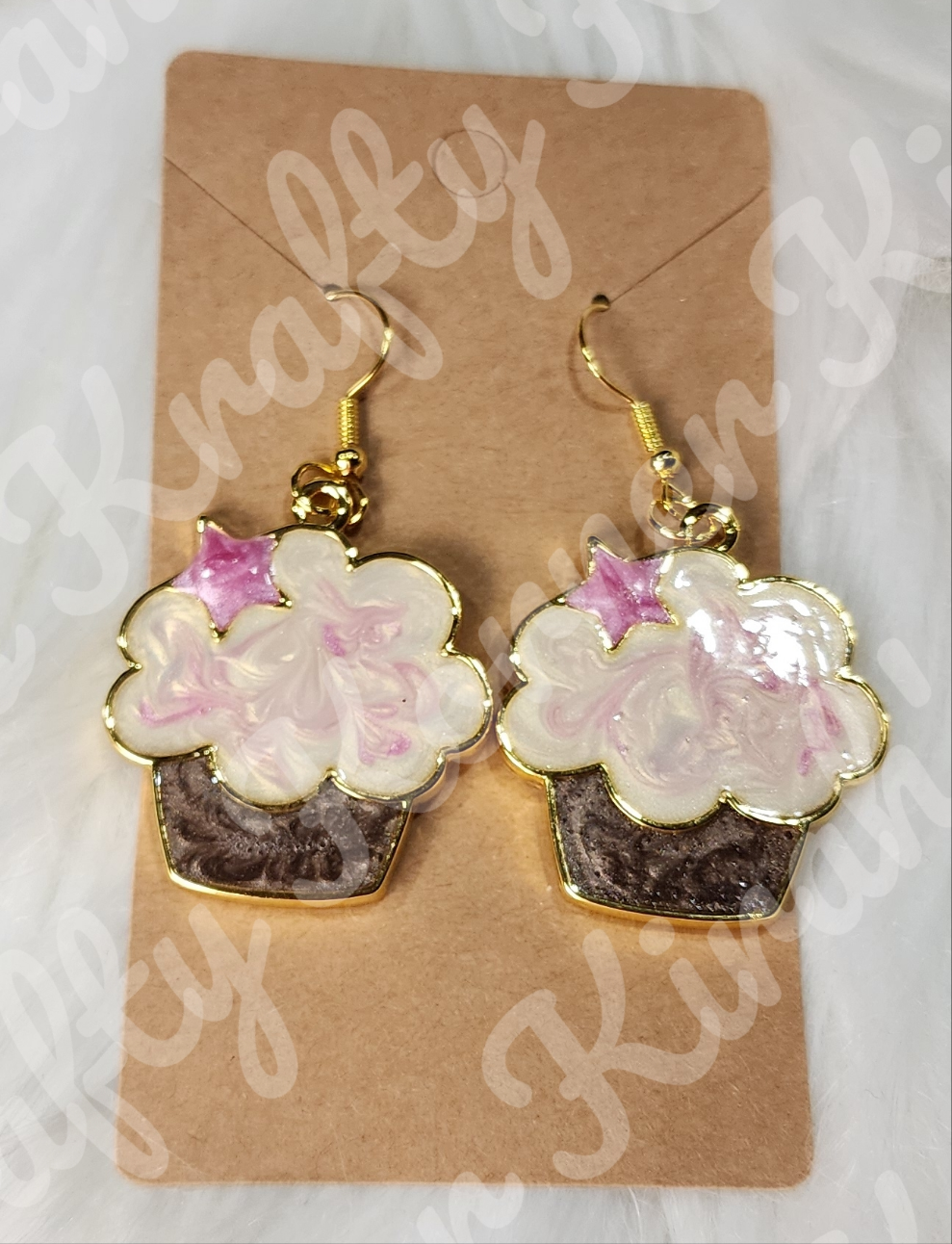 Cupcake earrings