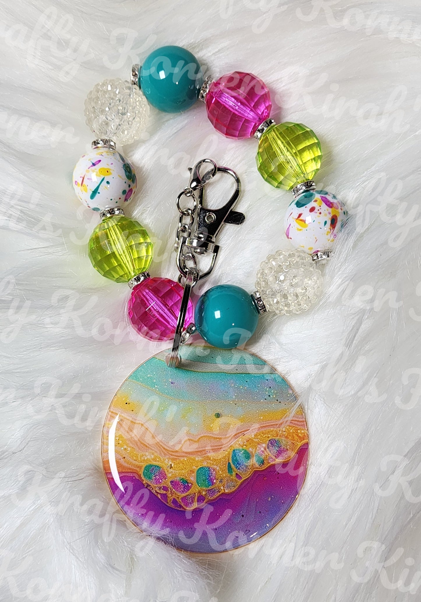 Spring Splash Keychain