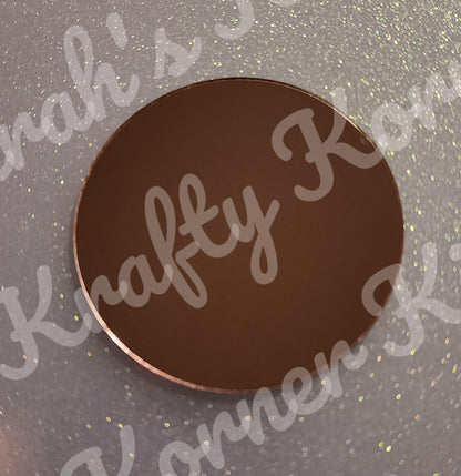 Custom Mirrored Tumbler Bottom